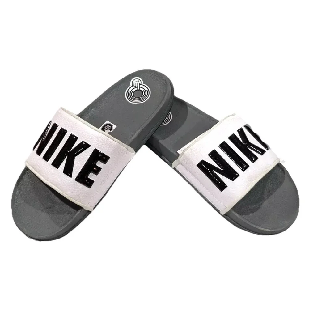 NIKE Men's OFFCOART‎ Slide Slipper NEW BLACK WHITE GRAY BQ4639 001 Size 9